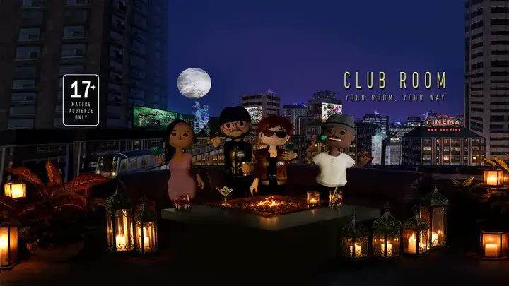 CLUB ROOM — application artwork